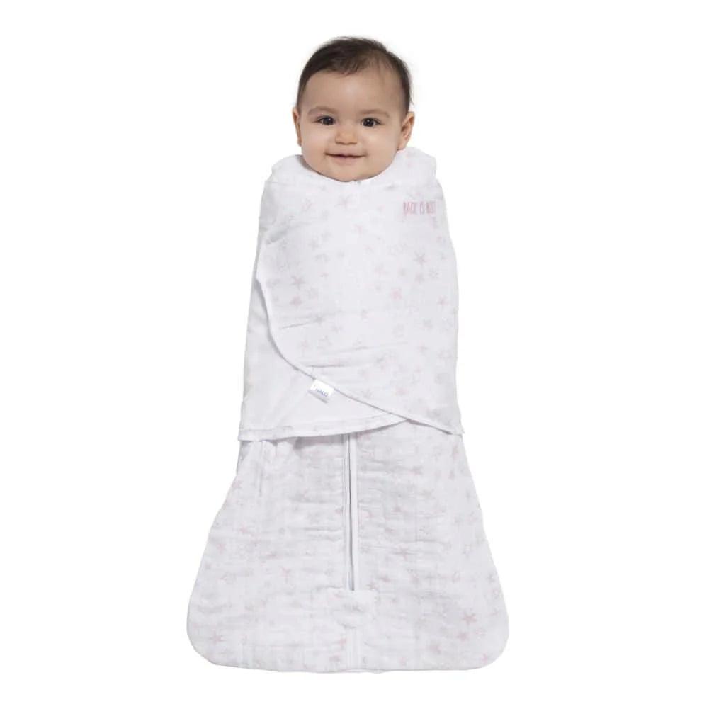 HALO® - Halo Sleepsack Swaddle - Quilted Muslin - Pink Constellation