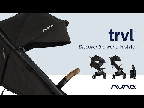 Nuna TRVL Compact Baby Stroller - Caviar