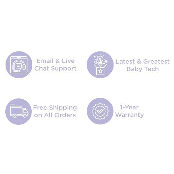 Hubble® - Hubble Nursery Pal Link Premium Single Baby Monitor (Wi-Fi)