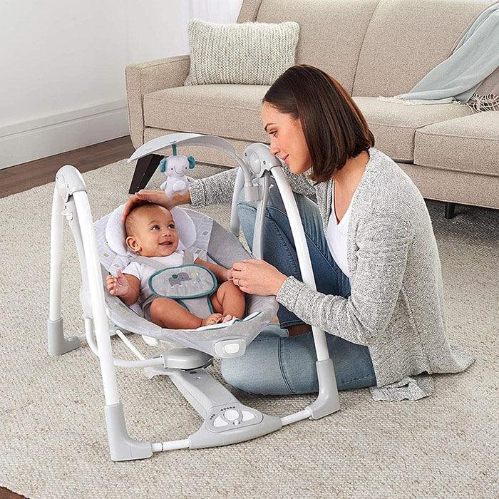 Ingenuity® - Ingenuity by Bright Starts Vibrating Seat & Swing - ConvertMe Swing-2-Seat - Nash