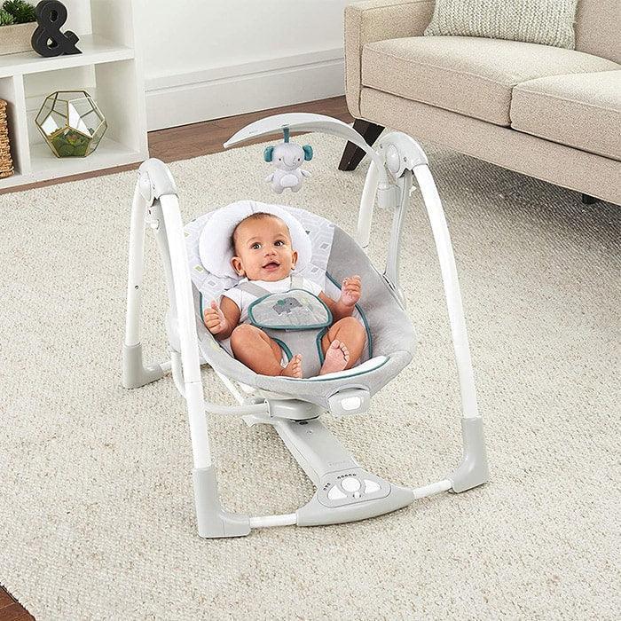 Ingenuity® - Ingenuity by Bright Starts Vibrating Seat & Swing - ConvertMe Swing-2-Seat - Nash
