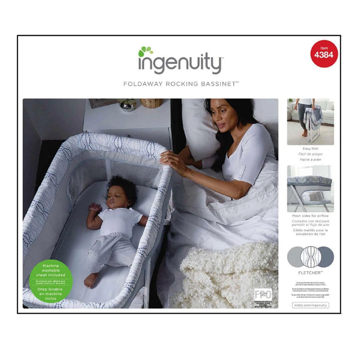 Ingenuity foldaway rocking bassinet sheet best sale