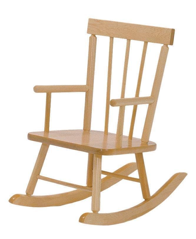 J.B. Poitras® - J.B. Poitras Solid Maple Economy Rocker, Made in Canada