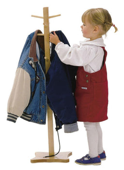 J.B. Poitras® - J.B. Poitras Solid Maple Freestanding Coat Rack