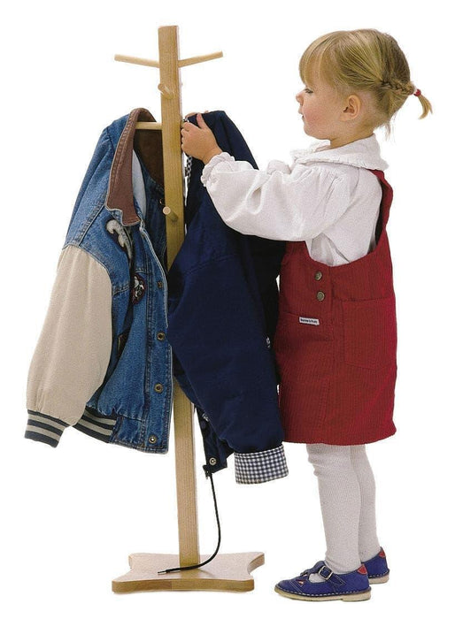 J.B. Poitras® - J.B. Poitras Solid Maple Freestanding Coat Rack