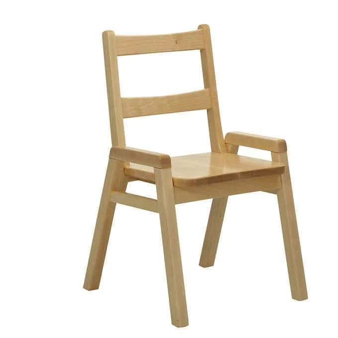 J.B. Poitras Solid Maple Hard Wood Stackable Classroom Chairs