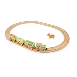 Janod® - Janod Farm Train with Circuit Story
