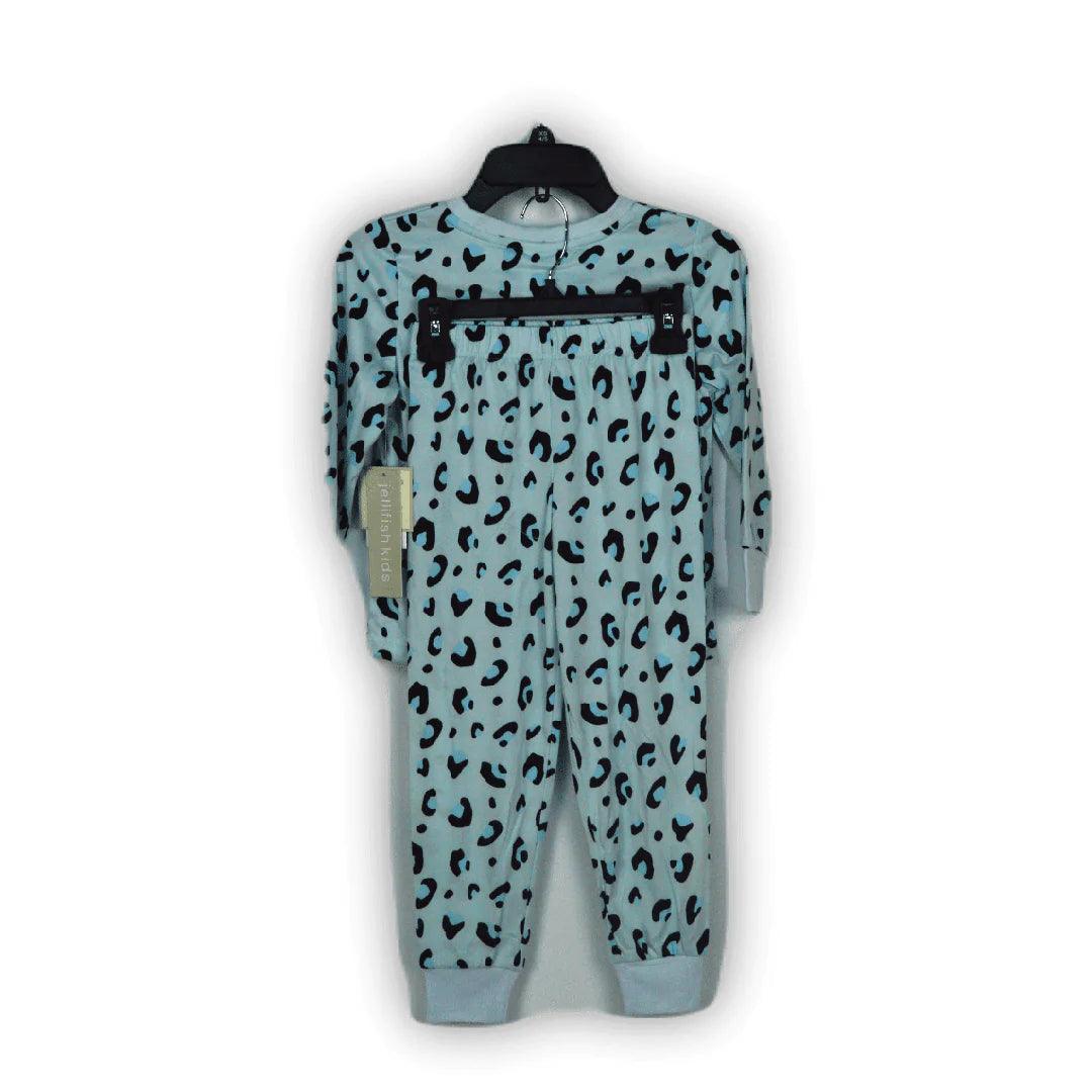 Jellifish - Blue Leopard Pyjama (2 Piece)