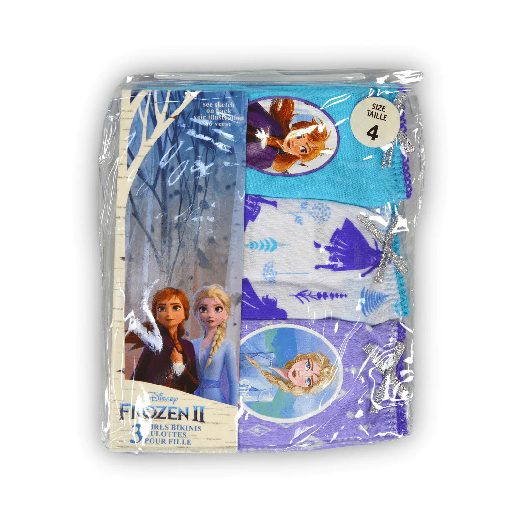 NEW Disney Frozen II Girls Underwear 7-Piece Set/Bundle- Toddler Size 2T/3T