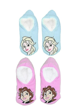 Jellifish - Jellifish Girls Frozen Slipper Socks - 2 Pack