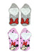 Jellifish - Jellifish Girls Minnie Mouse Slipper Socks - 2 Pack