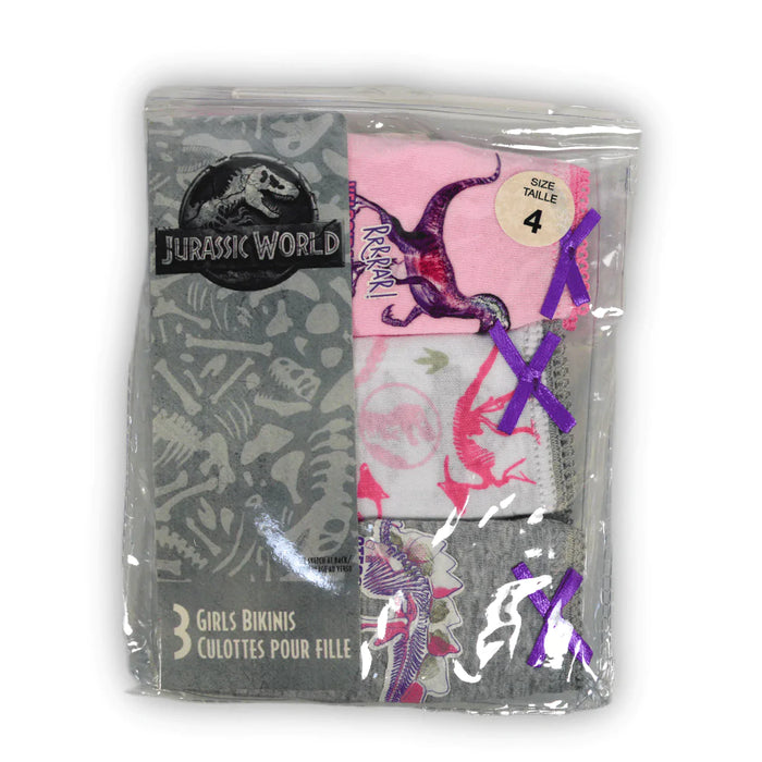 Jellifish - Jellifish Jurassic World Girls Briefs - 3 Pack