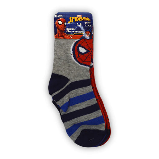 Jellifish - Jellifish Kids Marvel Spiderman 6 Pack Socks