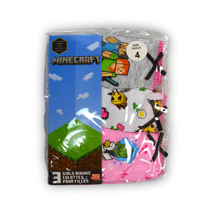 Jellifish - Minecraft Girls Underwear (3 Pack)
