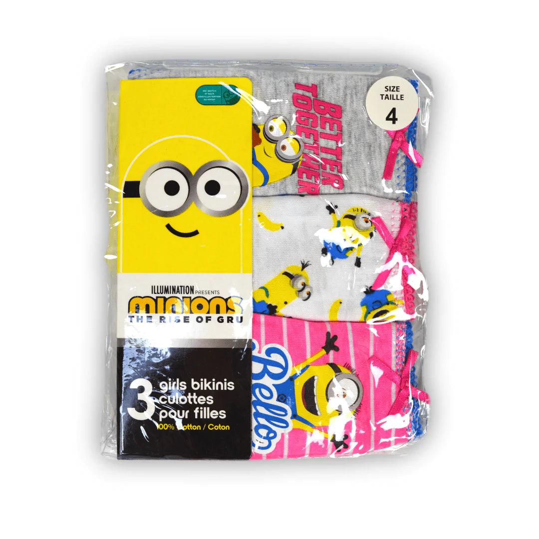 Jellifish - Minions Girls Underwear (3 Pack)