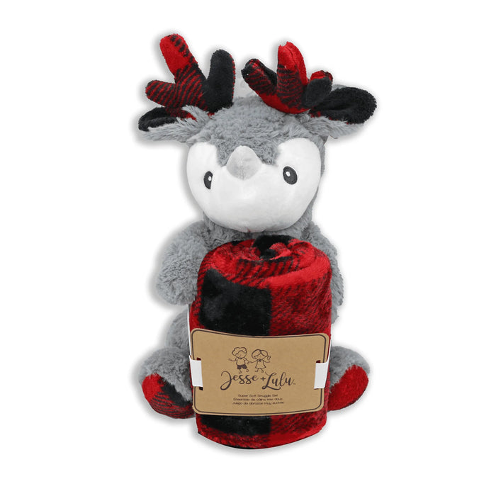 Jesse & Lulu - Jesse & Lulu Reindeer Toy & Blanket