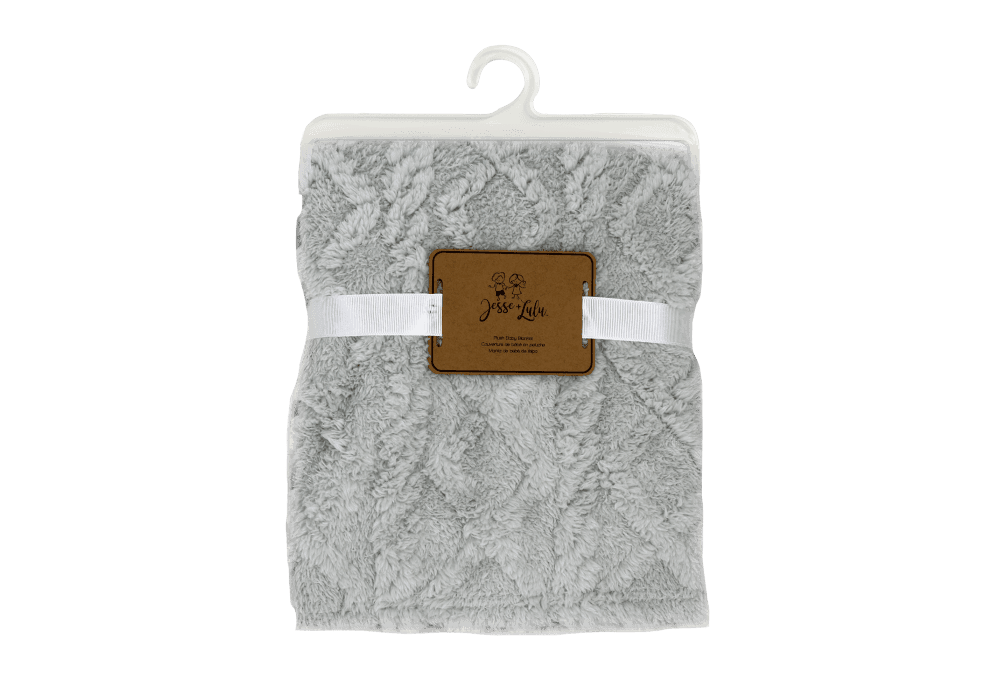 Jesse+Lulu® - Jesse & Lulu Sculpted Sherpa Blanket