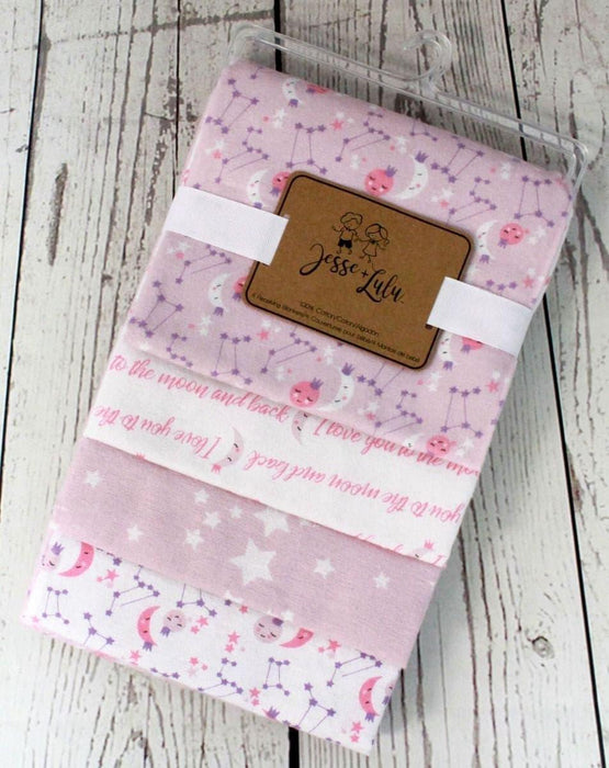 Jesse+Lulu® - Jesse+Lulu® 100% Cotton - 4 Pack Receiving Blankets