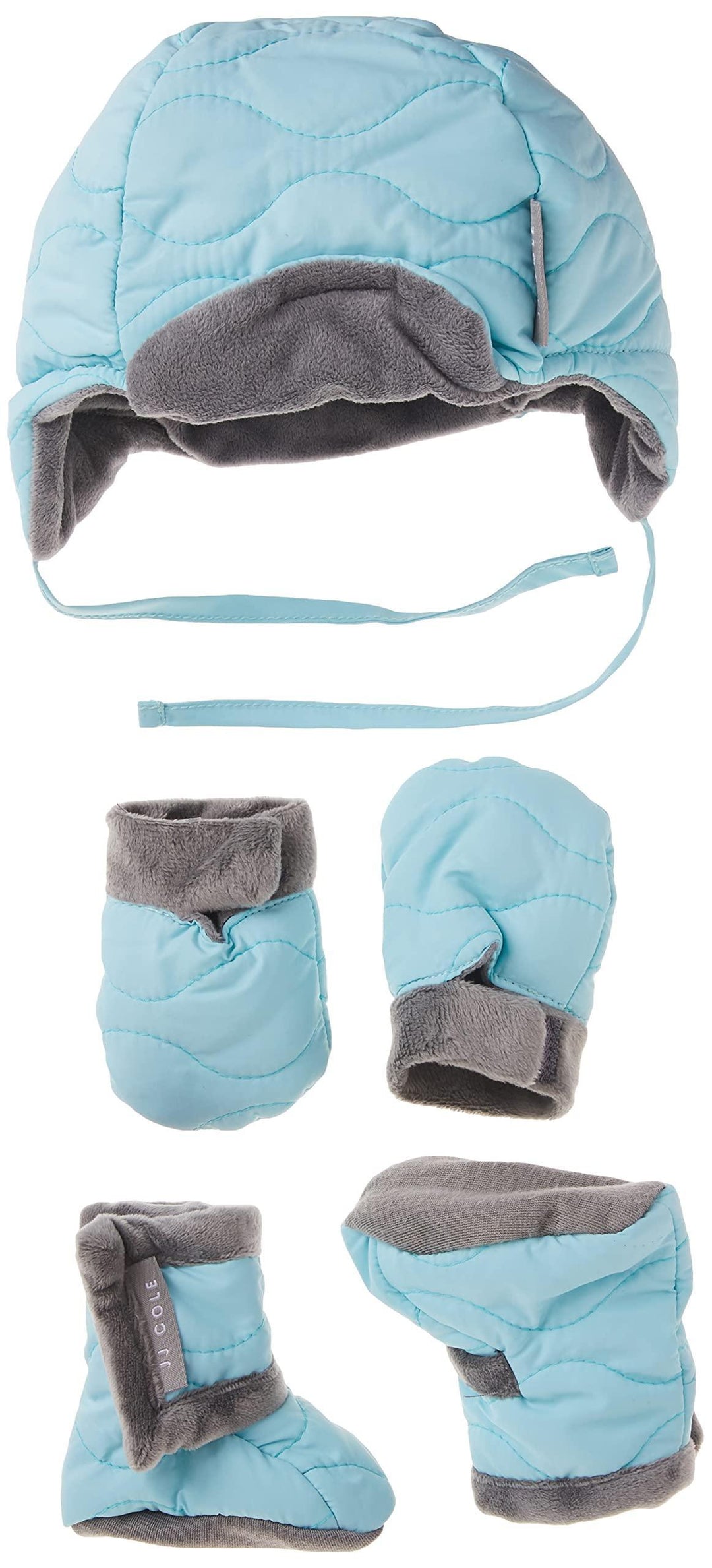JJ Cole® - JJ Cole Bomber Hat, Mitts & Booties Set