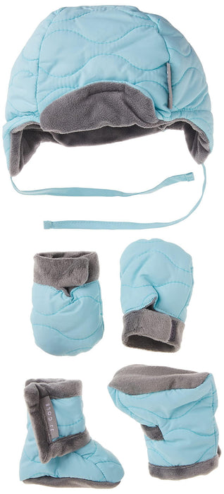 JJ Cole® - JJ Cole Bomber Hat, Mitts & Booties Set