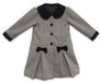 Jo-Ella - Joe-Ella Grey Fancy Pea Coat