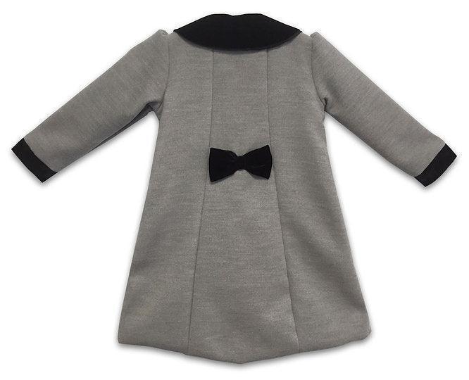Jo-Ella - Joe-Ella Grey Fancy Pea Coat