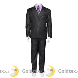 Johnson's Creation® - Johnson Creations 5-piece grey suit set - Tie May Vary