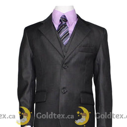 Johnson's Creation® - Johnson Creations 5-piece grey suit set - Tie May Vary