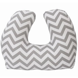 Jolly Jumper® - Jolly Jumper Deluxe Baby Sitter Nursing Pillow & Quilted Play/Change Mat - Chevron Grey