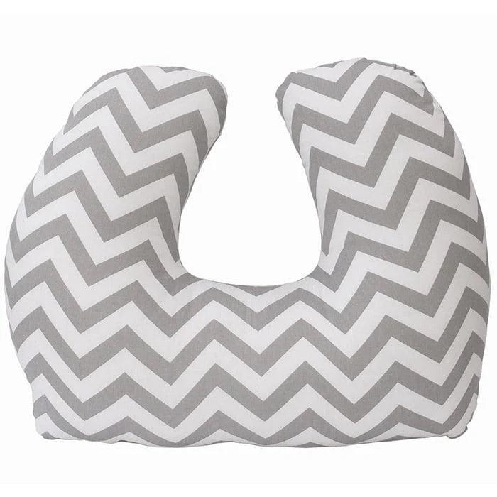 Jolly Jumper® - Jolly Jumper Deluxe Baby Sitter Nursing Pillow & Quilted Play/Change Mat - Chevron Grey