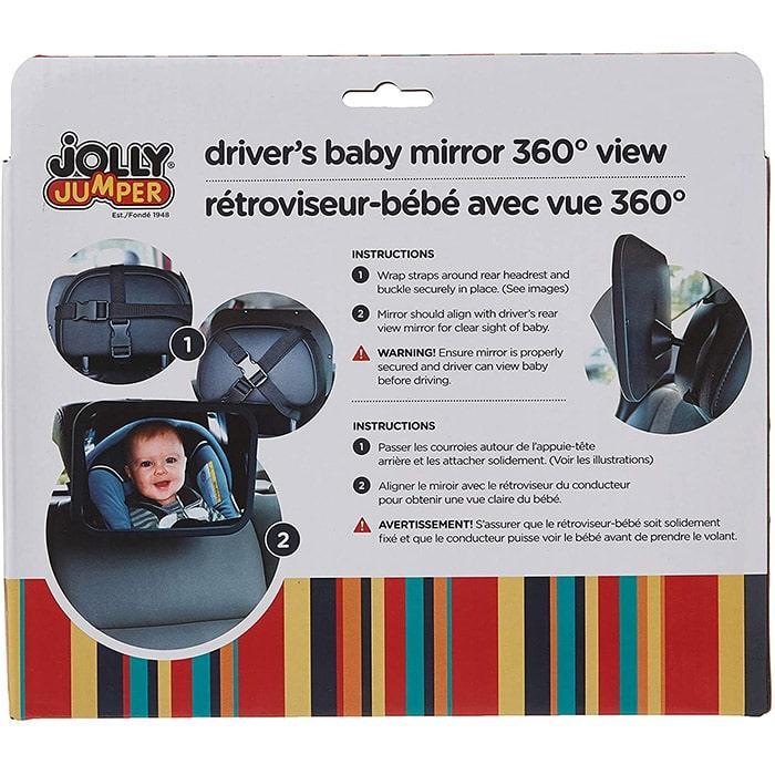 Rétroviseur convexe bébé à 360°