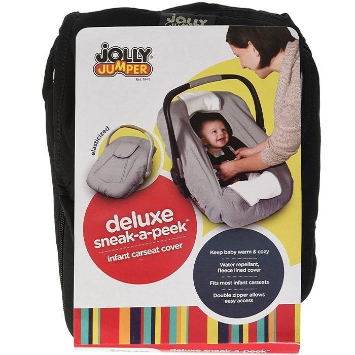 Jolly Jumper® - Sneak-A-Peek Car Seat Cover Deluxe