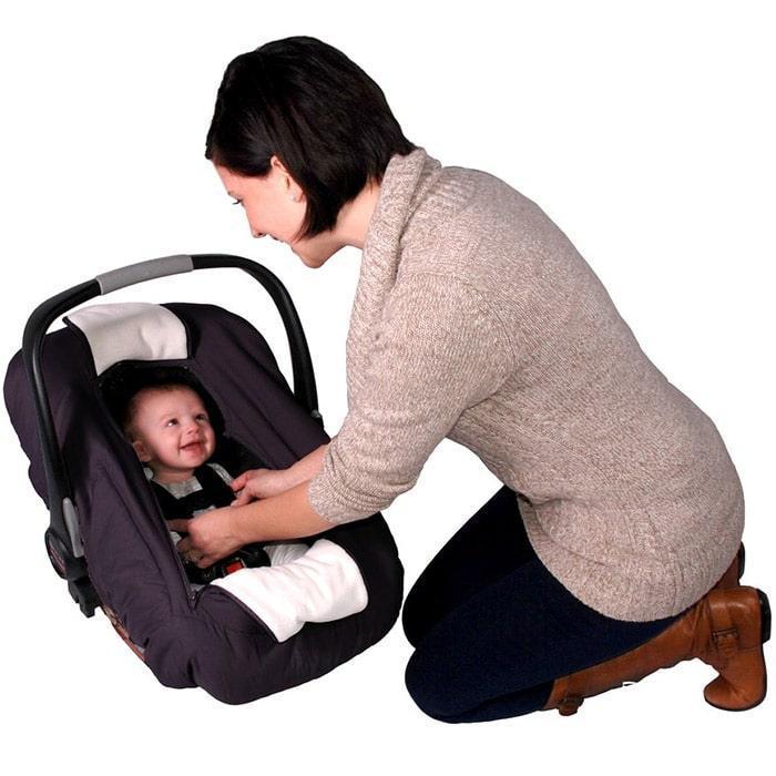 Jolly Jumper® - Sneak-A-Peek Car Seat Cover Deluxe