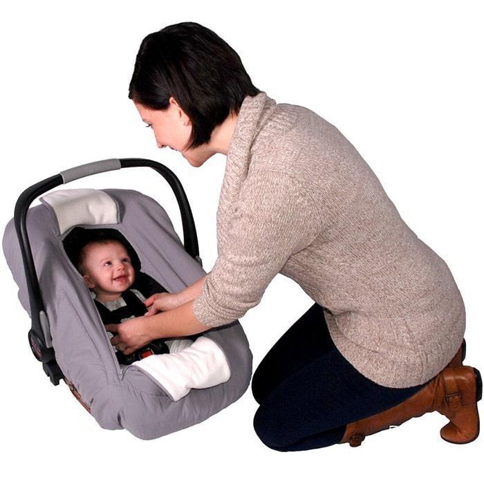 Jolly Jumper® - Sneak-A-Peek Car Seat Cover Deluxe