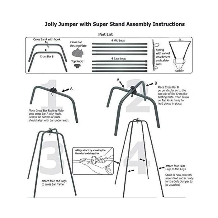 Jolly Jumper® - The Original Baby Exerciser with Super Stand