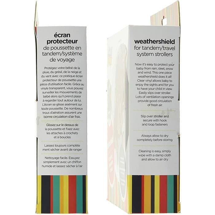 jolly jumper double stroller rain cover Jolly Jumper Weathershield for Tandem / Travel System Strollers — Goldtex