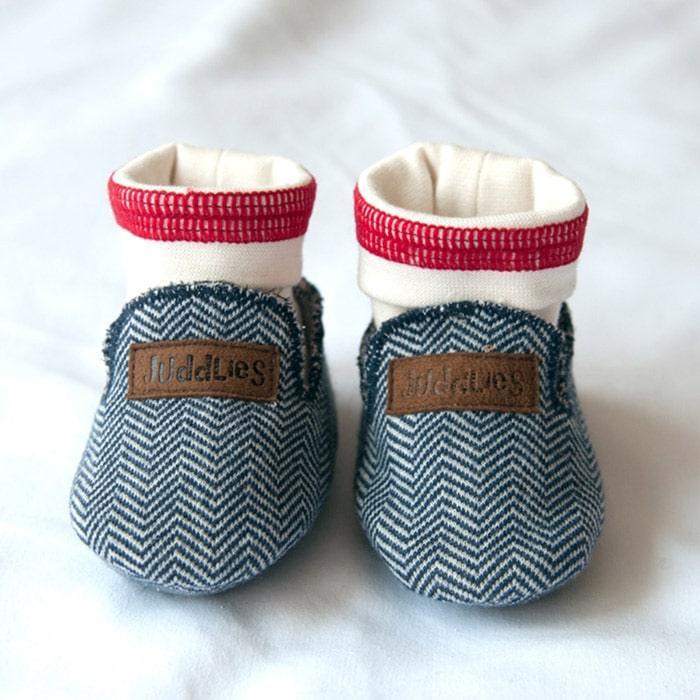 Juddlies Designs® - Juddlies Designs Cottage Collection - Organic Cotton - Little Feet Slippers