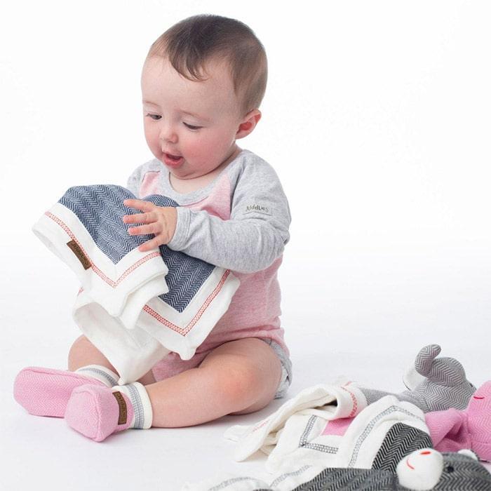 Juddlies Designs® - Juddlies Designs Lovey Organic Cottage Collection - Security Blanket