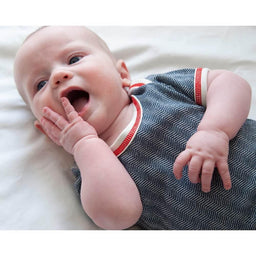 Juddlies Designs® - Juddlies Designs Organic Cottage - S/S Body Tee Bear Black