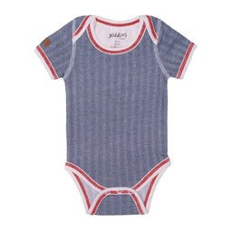 Juddlies Designs® - Juddlies Designs Organic Cottage - S/S Body Tee Lake Blue