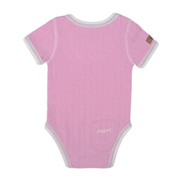 Juddlies Designs® - Juddlies Designs Organic Cottage - S/S Body Tee Sunset Pink