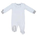 Juddlies Designs® - Juddlies Designs Organic Sleeper- White/Grey