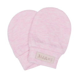 Juddlies Designs® - Juddlies Designs Pink Fleck Scratch Mitts One Size