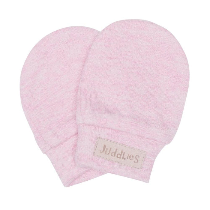 Juddlies Designs® - Juddlies Designs Pink Fleck Scratch Mitts One Size