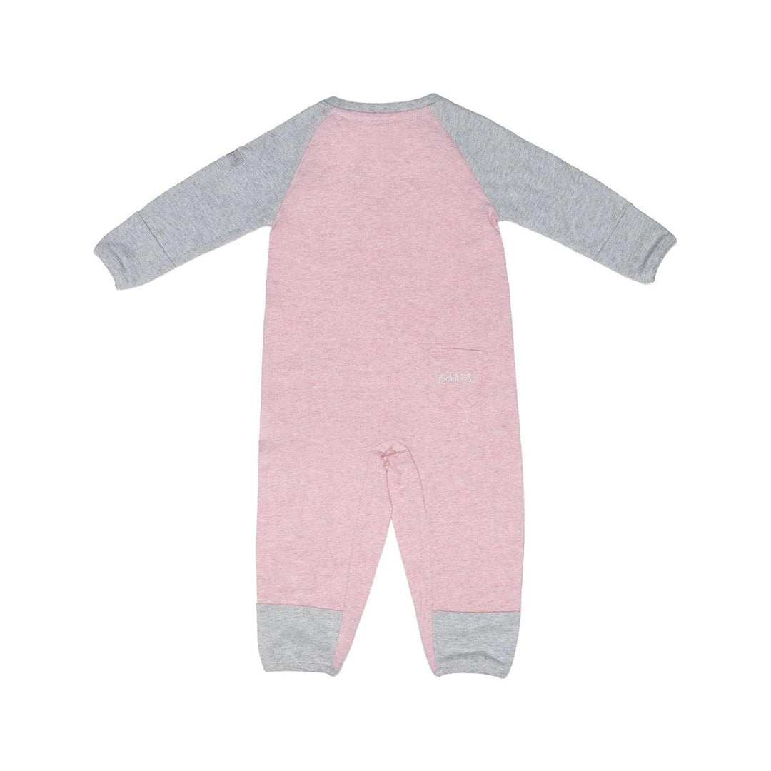 Juddlies Designs® - Juddlies Raglan Organic Cotton Playsuit - Dogwood Pink