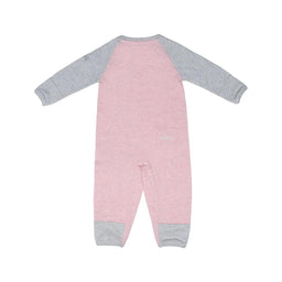 Juddlies Designs® - Juddlies Raglan Organic Cotton Playsuit - Dogwood Pink