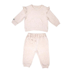 Juddlies - Juddlies 2 Pc Jogger Set - Rosewater Fleck