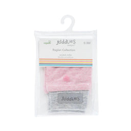 Juddlies - Juddlies Raglan Organic Scratch Mitts - Dogwood Pink