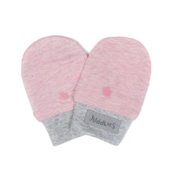 Juddlies - Juddlies Raglan Organic Scratch Mitts - Dogwood Pink