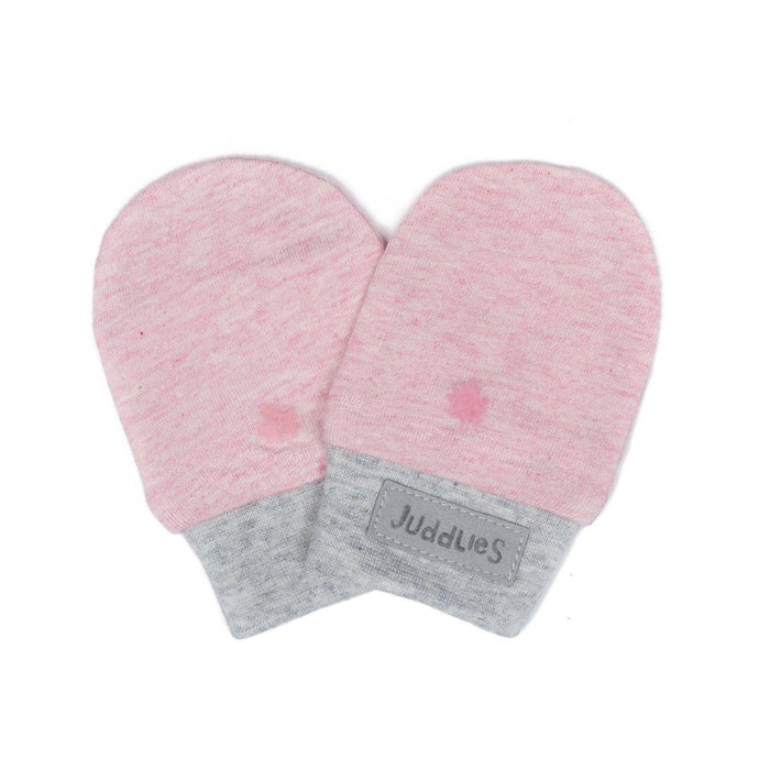 Juddlies - Juddlies Raglan Organic Scratch Mitts - Dogwood Pink